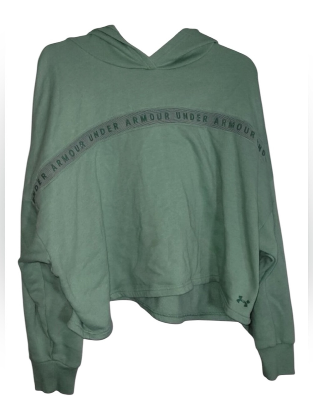 Under Armour Green Cropped Hoodie for Women